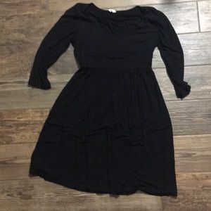 Black maternity tunic